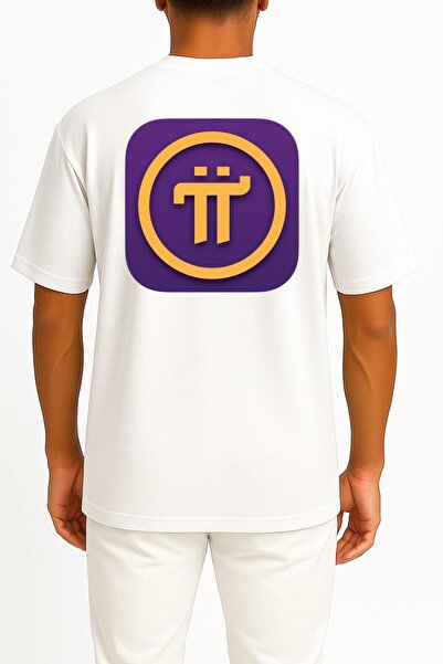 Bahriyeli Collection Oversized Pi Network Unisex T-Shirt with Pocket and Back Design