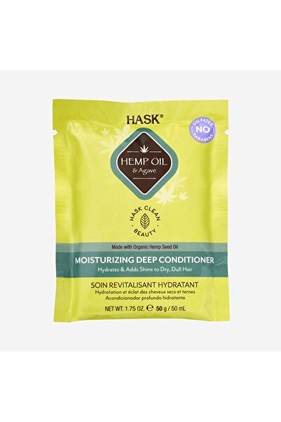 HASK Hemp Oil & Agave Moisturizing Hair Mask 50g