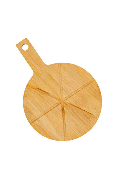 Benante Bambu Yuvarlak Kesme Tahtası - 33 cm x 23 cm