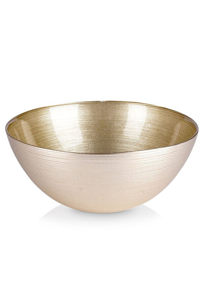 Other Bol din sticlă aurie de 21 cm și 1,7 l