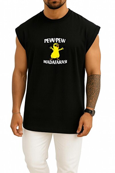 Bahriyeli Collection قصة فضفاضة قميص داخلي بتصميم صدر من Pewpew Madafakas