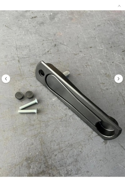 Günalp Pvc Aksesuar Alüminyum Sürme (Gömme) Gizli Kol Siyah