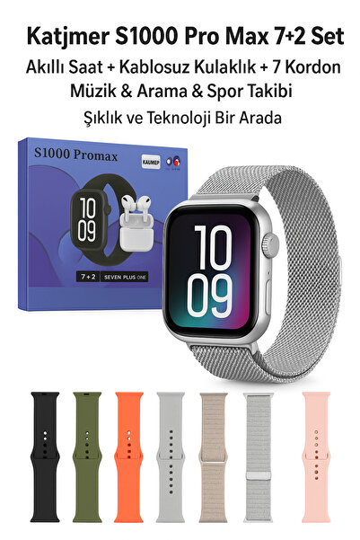 peltech S 1000 PROMAX AKILLI SAAT KULAKLIK HEDİYELİ