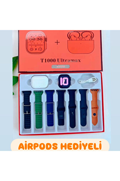 peltech T 1000 ULTRA MAX AKILLI SAAT KULAKLIK HEDİYELİ