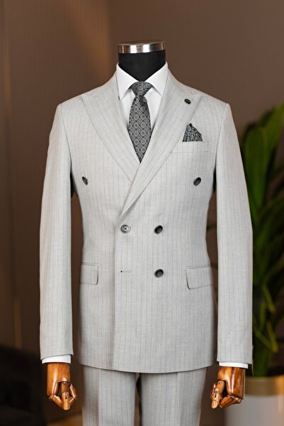 Terziayhan Exclusive Men's Double-Breasted Suit Slimfit