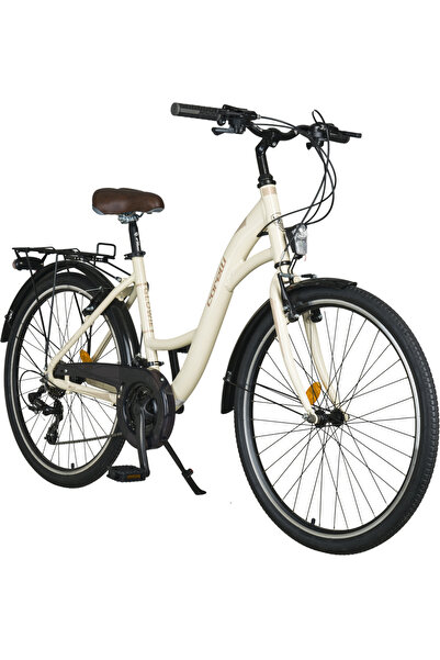 Corelli Glowie 26 Jant 21 Vites Alüminyum Şehir Bisikleti – Krem Renk