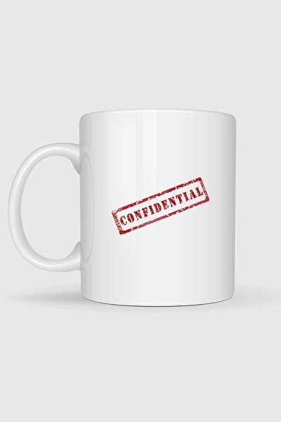 Bahriyeli Collection Confidentiality Secrecy Document Designed Mug Cup