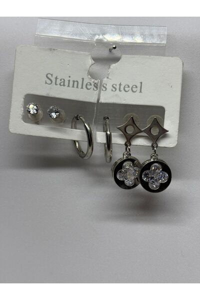 staınless steel Steel Multi Bijouterie Earrings