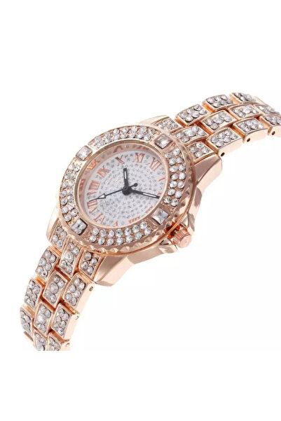 Genaric ساعة فاخرة بسوار من الذهب الوردي للنساء في الإمارات العربية المتحدة