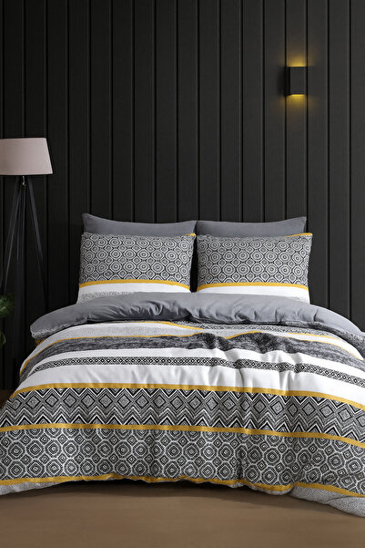 conzaliza Çift Kişilik Lastikli Çarşaflı Nevresim Takımı