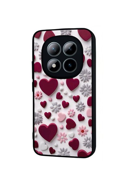 Aksel Kılıf Redmi Note 15 Pro 4g Compatible Printed , Matte Black, Soft Silicone, Protective, Shock Absorbing Cover, Case