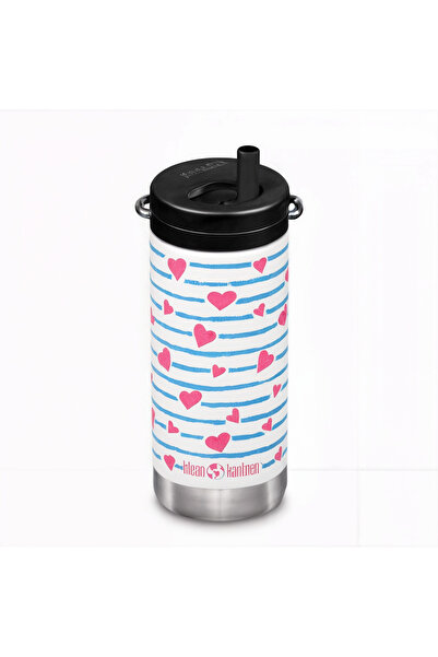 Klean Kanteen Sticla termica TK Wide Twist Cap, Klean Kanteen, 355ml, Heart Stripe