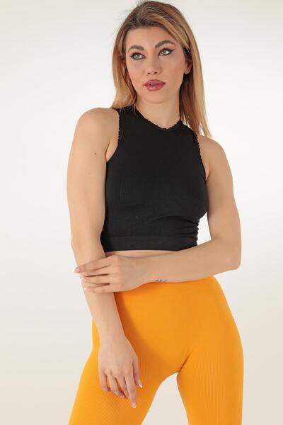 Miorre Thick Strap Lace Seamless Sports Bustier