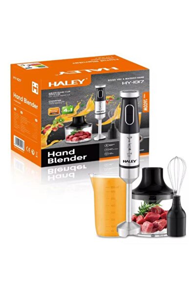 HALEY 4 in 1 stainless steel vertical blender set, 1600W, powerful hand blender with multifunctional chopper