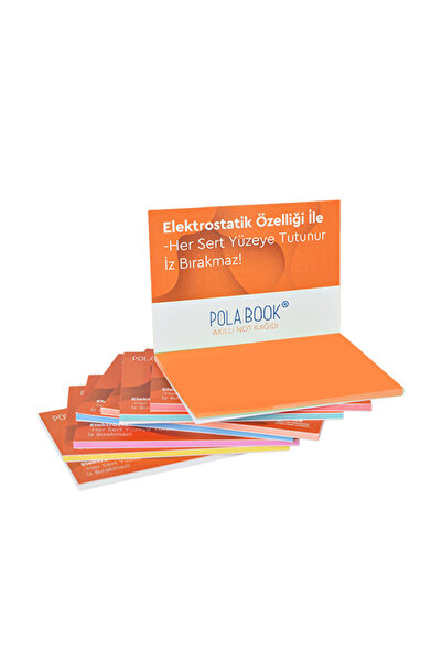 Çılgıntrend ورق ملاحظات ذكي لاصق كهروستاتيكي 7 × 10 سم - 50 ورقة دفتر ملاحظات عملي للمكتب