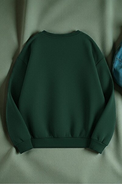 uyguntarz Unisex It's Okay to Design Printed Crew Neck Sweatshirt