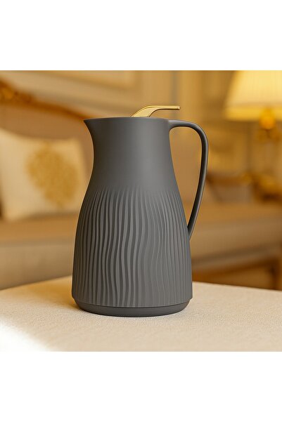 Host Host Palace Thermos 1 Liter Pink, Luxurious Thermal Pot in Matte Gray – A touch of elegance to keep your hospitality warm