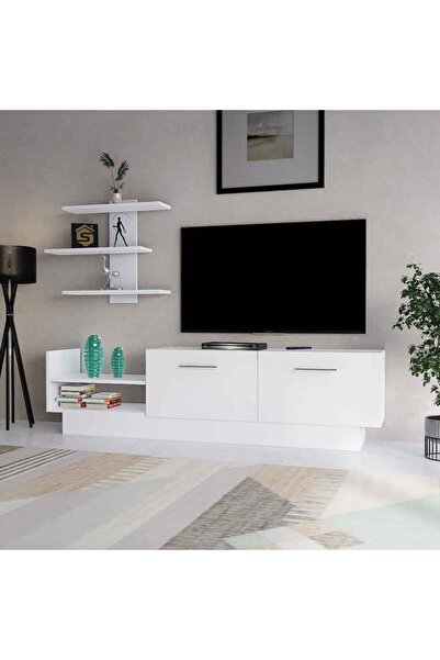 Stylish Home SHTV27 White TV Stand