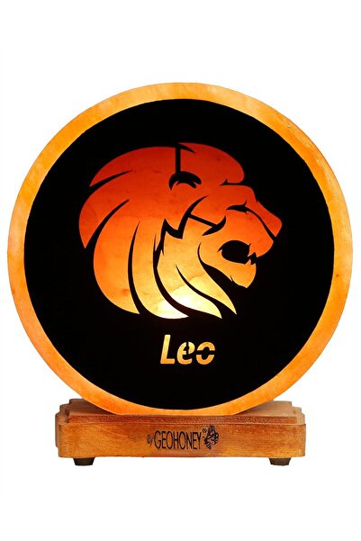 Geohoney مصباح ملح الهيمالايا - برج الأسد GH-CSL-042 B
