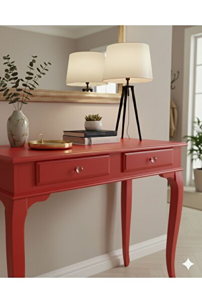 Evim Hizmet 100 Cm Çekmeceli Kırmızı Dresuar