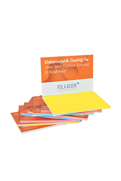 gifttime Electrostatic Adhesive Smart Note Paper 7X10 cm – 50 Sheets Practical Office Notepad