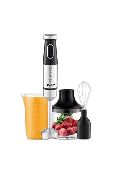 HALEY 4 in 1 stainless steel vertical blender set, 1600W, powerful hand blender with multifunctional chopper