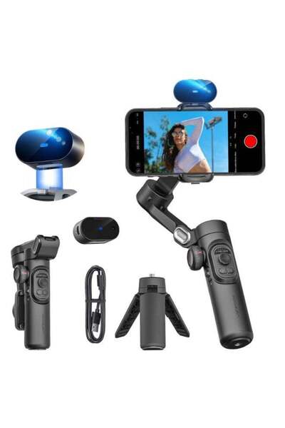 AOCHUAN مثبت جيمبال الذكي الذكي XE بتقنية الذكاء الاصطناعي للهواتف الذكية