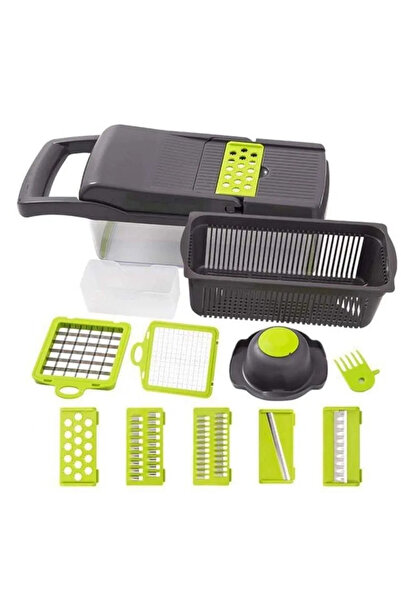 BASE Multifunctional Veggie Slicer 16 accessories included stainless steel blades