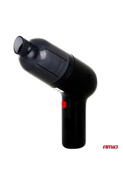 AMIO Portable cordless car vacuum cleaner, 70W, 11kPa, USB-C, washable HEPA filter, 3 accessories included,