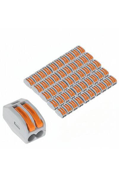 Onuvio Set of 50 Quick connectors, terminals with lever for electrical instal...