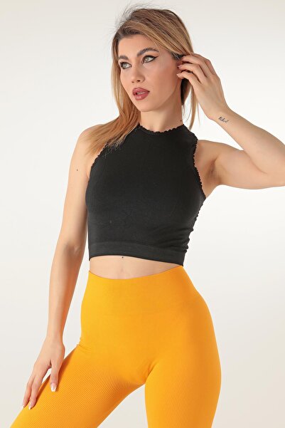 Miorre Thick Strap Lace Seamless Sports Bustier