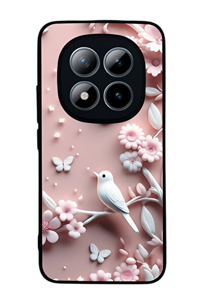Aksel Kılıf Redmi Note 15 Pro 4G Uyumlu Baskılı, Mat Siyah,Yumuşak Silikon, K...