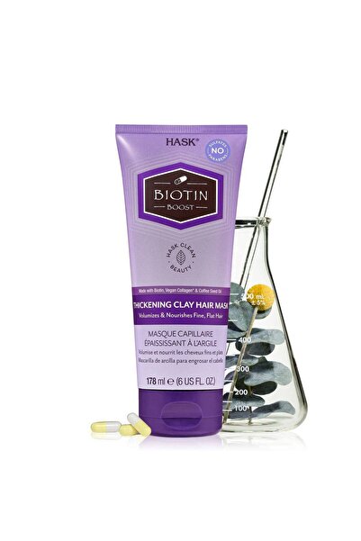 HASK Biotin Boost Thickening Clay Hair Mask 178 ml