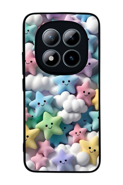 Aksel Kılıf Redmi Note 15 Pro 4g Compatible Printed , Matte Black, Soft Silicone, Protective, Shock Absorbing Cover, Case