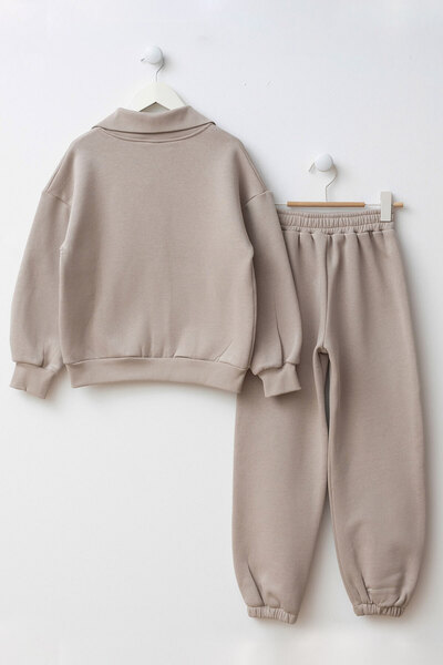 Beniizle Girl's set with pockets, stitched and zippered