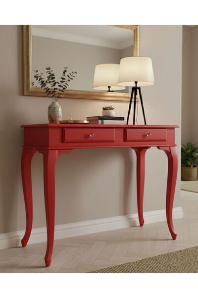 Evim Hizmet 100 Cm Çekmeceli Kırmızı Dresuar