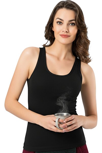 Fanilam Women's Thermal Undershirt 2-Pack – Winter Heat Insulating Breathable Soft Fabric Undershirt