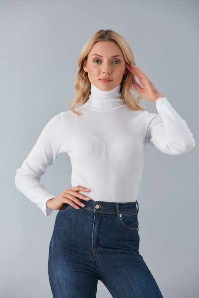 Cosy&Chic Thick Sweater 2-Piece Ready-To-Wear Pack Seasonal Savior Piece Cotton Turtleneck Ribbed Slimfit