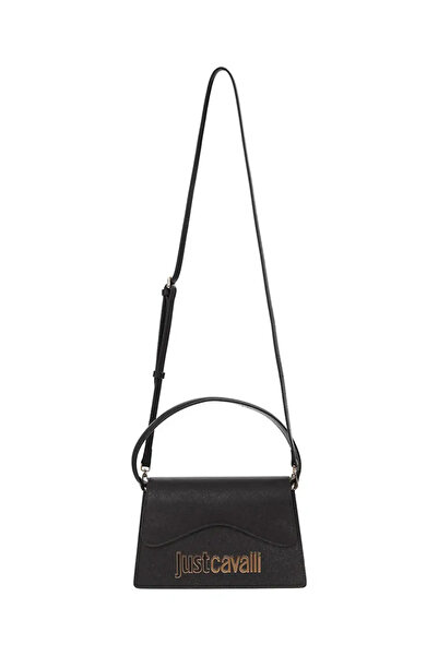 Just Cavalli Women's Borsa a Spalla Logo Handbag - Black