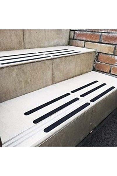 Silver Star Benzi adezive antiderapante negre 35 x 6 cm - 12 buc