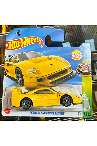 HOT WHEELS 2025 Ferrari F40 Competizione Case Q Short Card