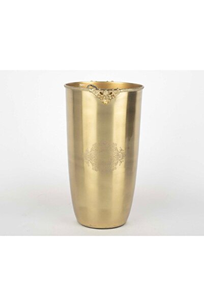 Mikasa Moor Solid Brass Engraved Vase 13X23Cm