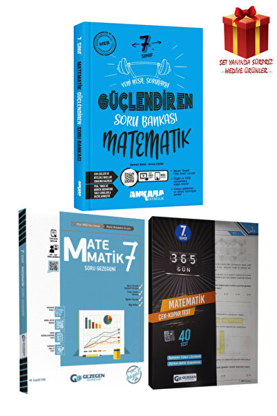Başat Yayınları 7. Sınıf Güçlendiren Matematik Soru Bankası+ Gezegen Matemati...