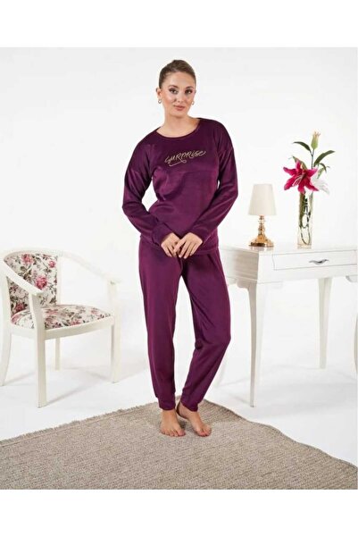 Estiva Soft Stretchy Velvet Tracksuit Set