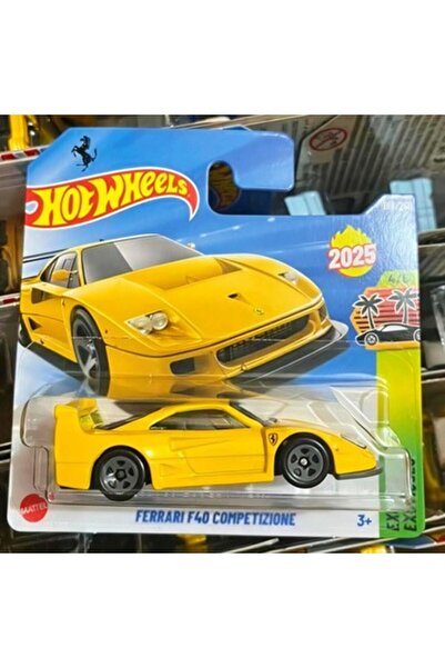 HOT WHEELS 2025 Ferrari F40 Competizione Case Q Short Card