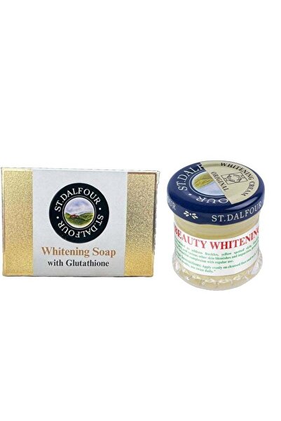 St. Dalfour كريم تبييض سانت دالفور بيوتي + صابون تبييض مع الجلوتاثيون