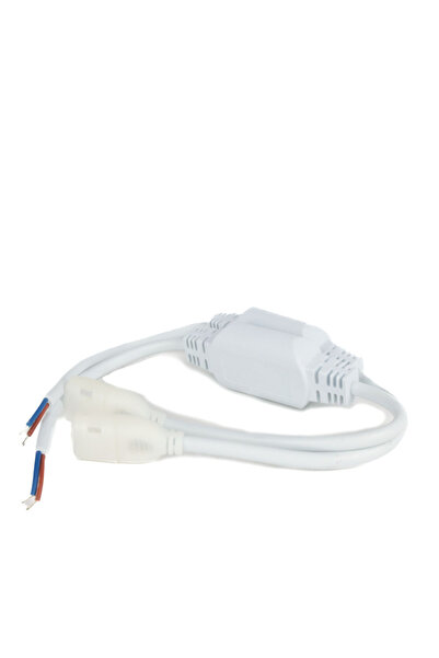 ROH LED strip connector for joining LED strips together to increase length or for connecting to a power source (white color)