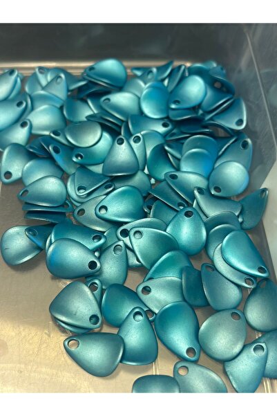 Gönülden Tasarım 100 ΤΕΜΑΧΙΑ 2 εκατοστά ΧΑΝΤΡΕΣ ΦΥΛΛΟΥ ΜΕ ΤΡΥΠΗ ΜΠΛΕ