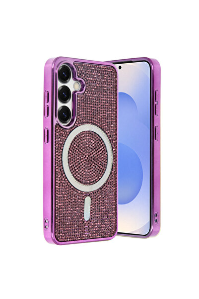 ceppark غطاء جوكو لهاتف سامسونج جالاكسي S24 هيلين ماجسيف - بنفسجي غامق