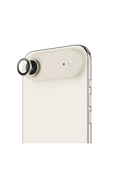 Benks iPhone 17 Air Uyumlu Glass Warrior Cam Kamera Lens Koruyucu Açık Gold